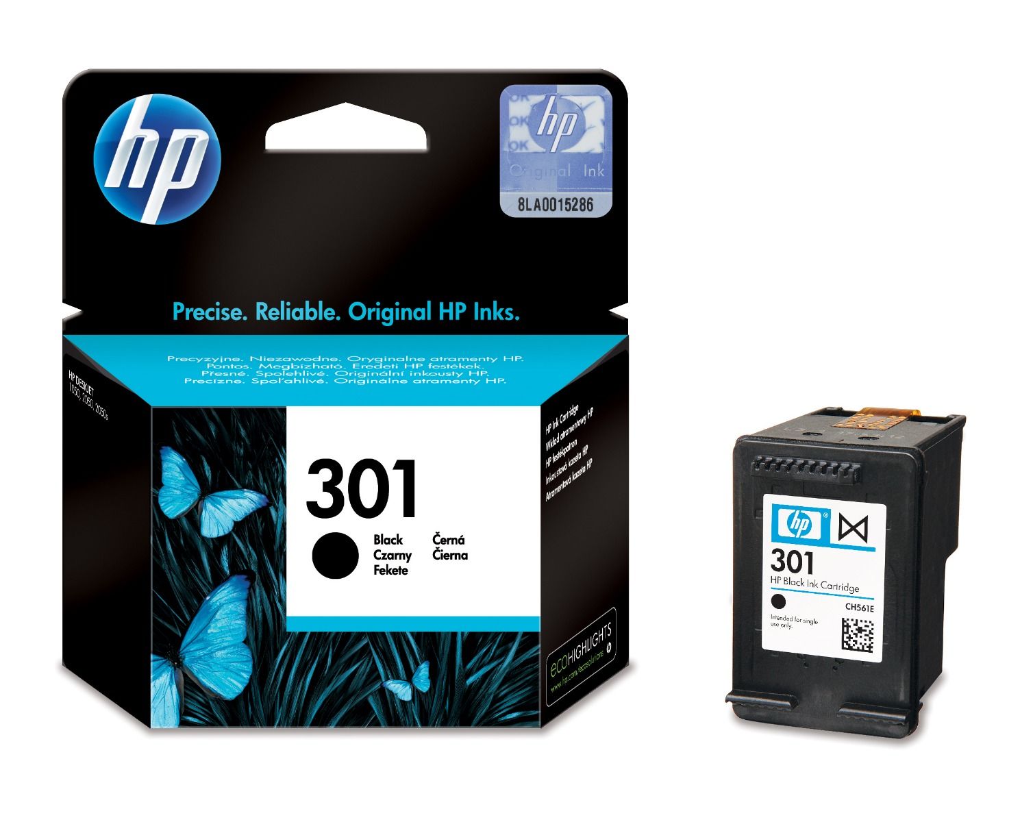 HP 301 Black Ink Cartridge - (CH561EE)