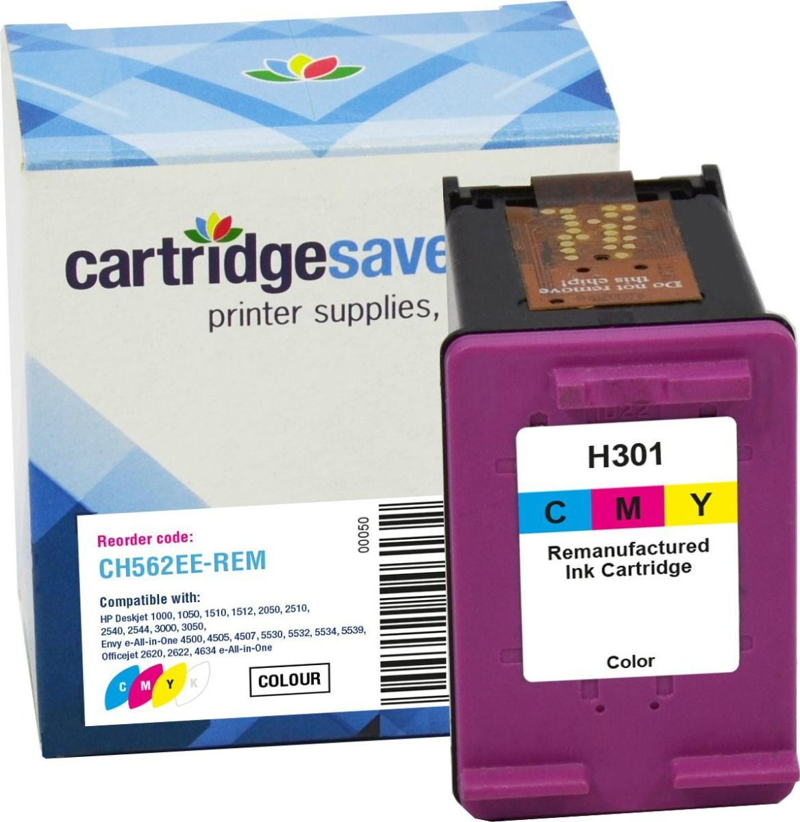 Compatible HP 301 Tri-Colour Ink Cartridge - (CH562EE)