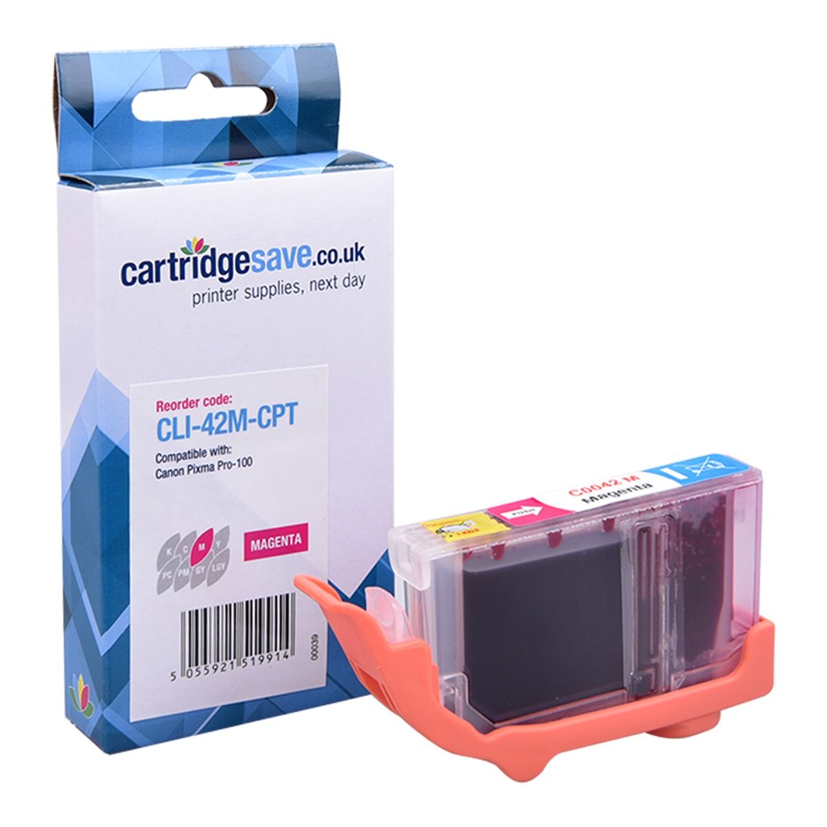 Compatible Canon CLI-42M Magenta Ink Cartridge - (6386B001)