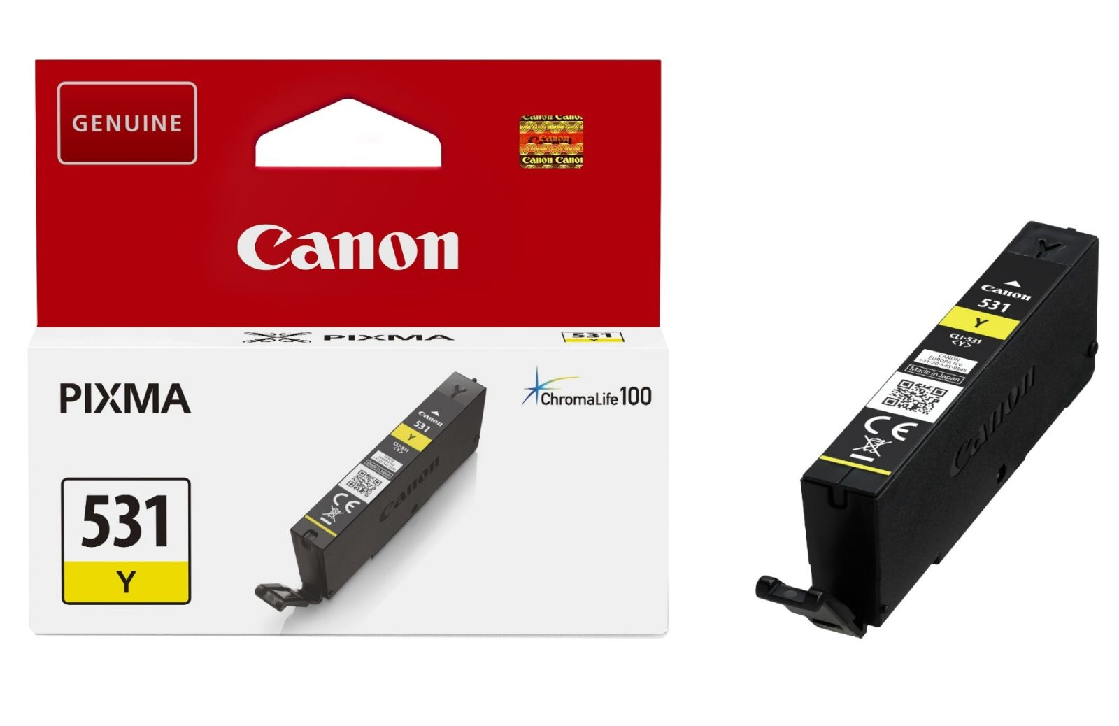 Canon CLI-531Y Yellow Ink Cartridge - (6121C001)