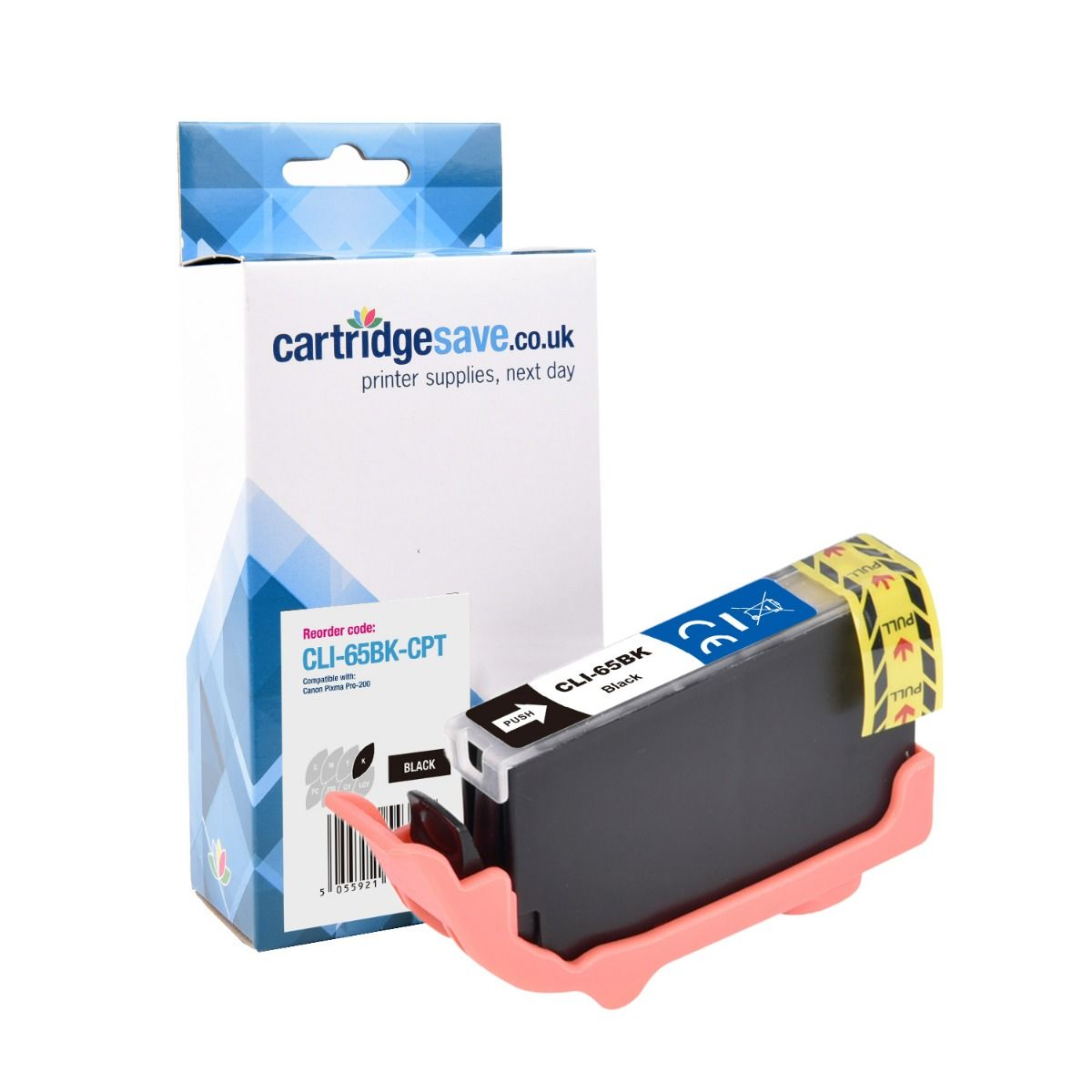 Compatible Canon CLI-65 Black Ink Cartridge - (CLI-65BK)