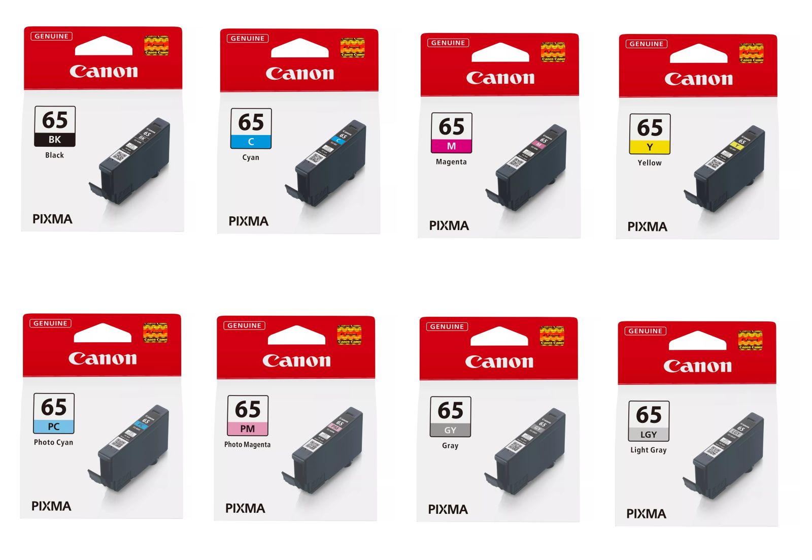 Canon CLI65 8 Colour Ink Cartridge Multipack