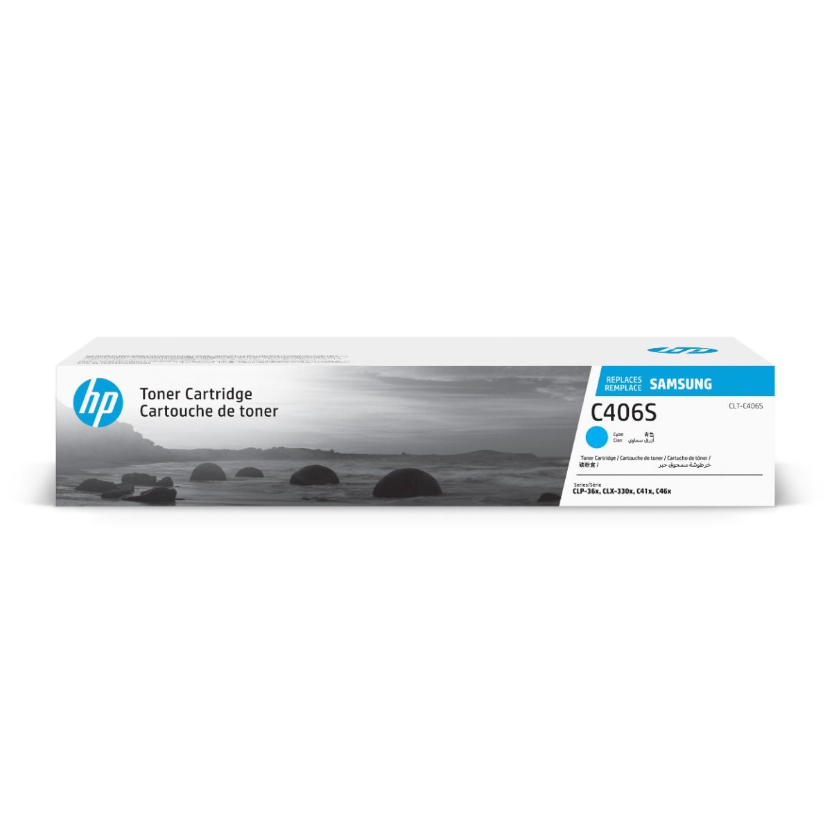 Samsung C406S Cyan Toner Cartridge (CLT-C406S/ELS)