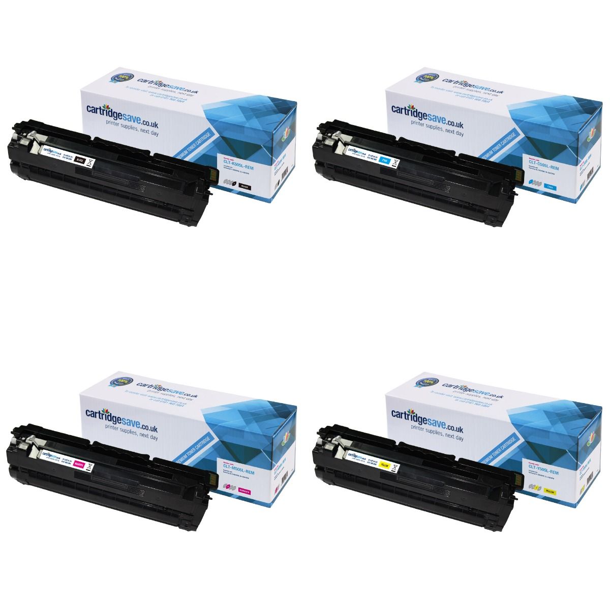 Compatible Samsung C505 4 Colour Toner Cartridge Multipack