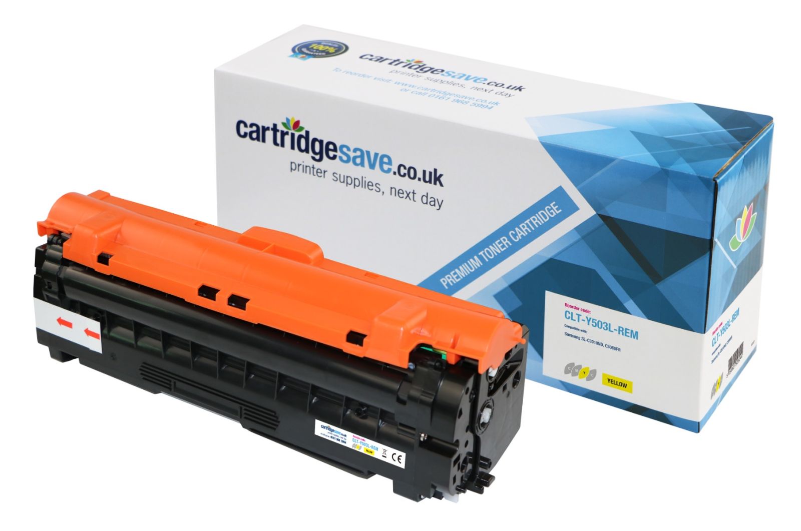 Compatible Samsung CLT-Y503L Yellow Toner Cartridge - (CLT-Y503L)