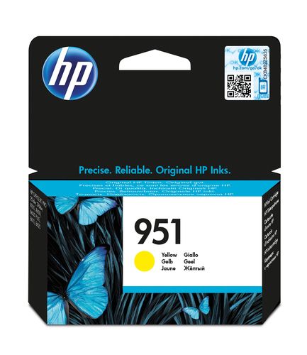 HP 951 Yellow Ink Cartridge - (CN052AE)