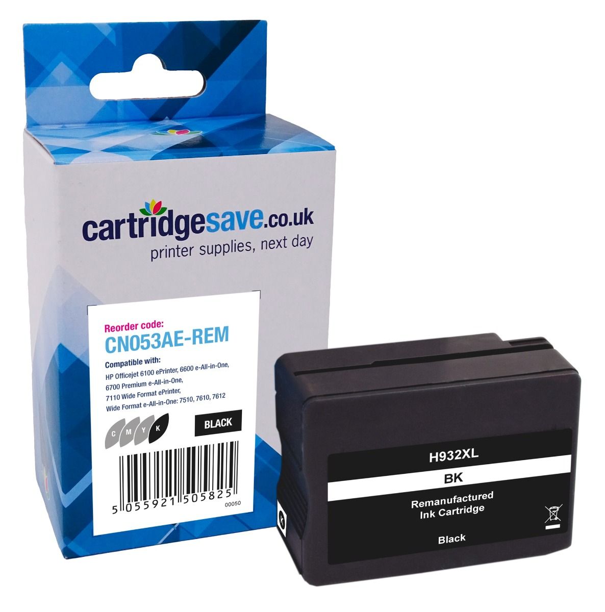 Compatible HP 932XL High Capacity Black Ink Cartridge - (CN053AE)