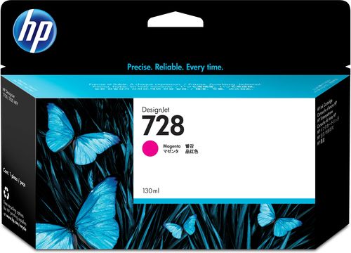 HP 728 High Capacity Magenta Ink Cartridge - (F9J66A)