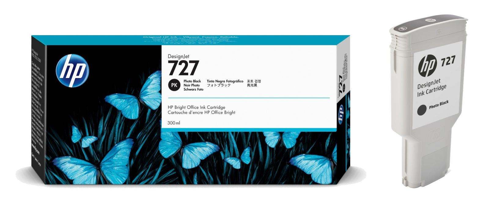 HP 727 Extra High Capacity Photo Black Ink Cartridge - (F9J79A)