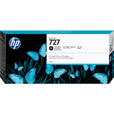 HP 727 Extra High Capacity Photo Black Ink Cartridge - (F9J79A)