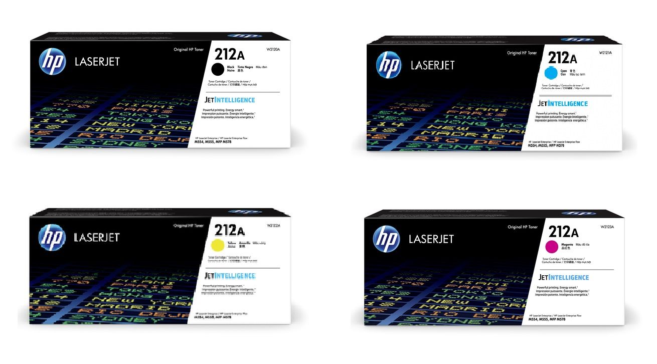 HP 212A 4 Colour Toner Cartridge Multipack