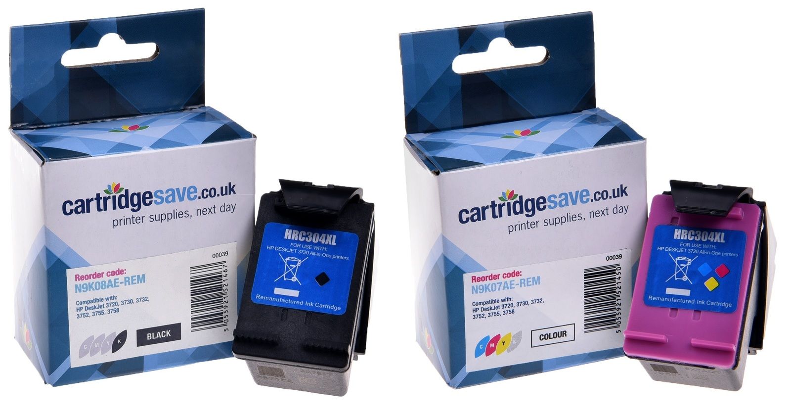 Compatible HP 304XL High Capacity Black & Tri-Colour Ink Cartridge Multipack