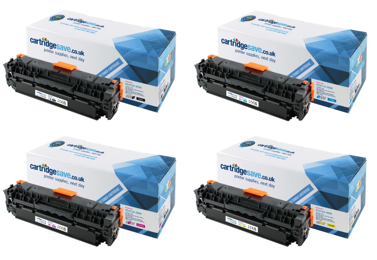 Compatible HP 305X / 305A 4 Colour Toner Cartridge Multipack