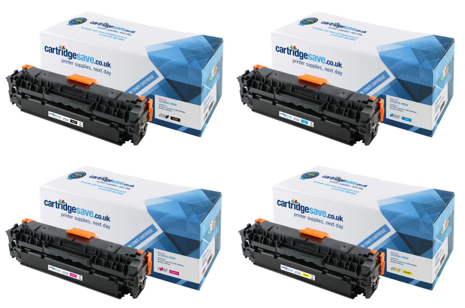 Compatible HP 312A 4 Colour Toner Cartridge Multipack