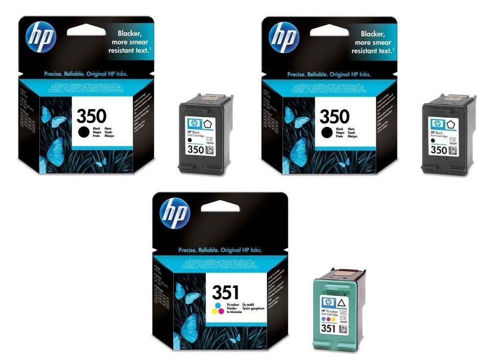 Genuine HP 350 / 351 3 Colour Ink Cartridge Multipack