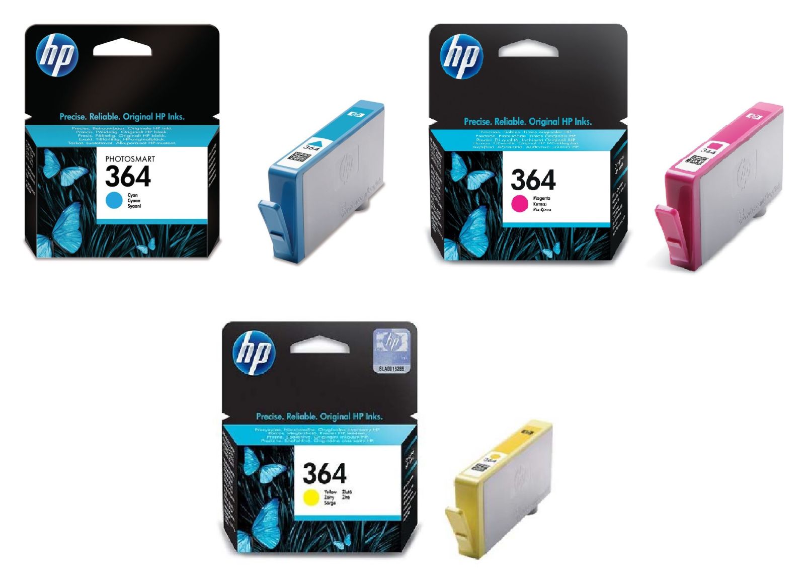 HP 364 3 Colour Ink Cartridge Multipack