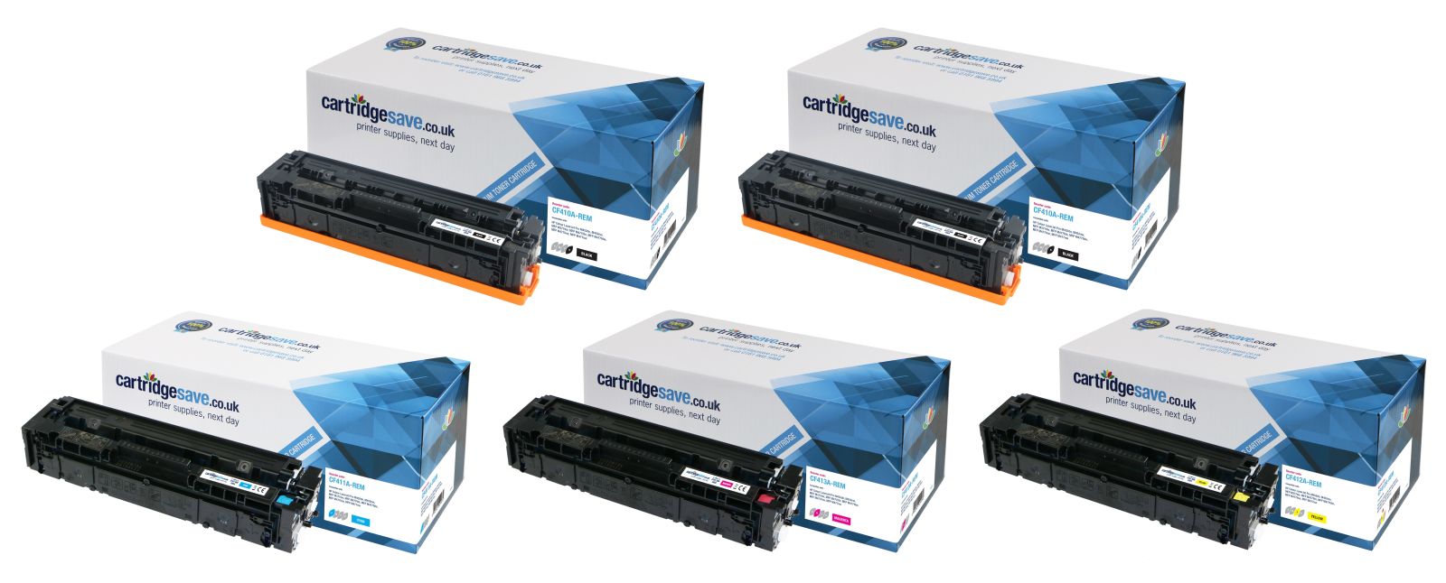 Compatible HP 410A 5 Colour Toner Cartridge Multipack