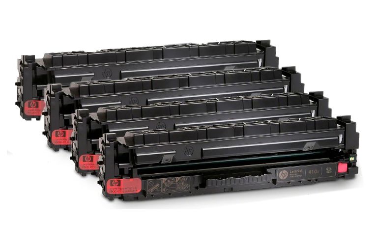 HP 410X 4 Colour High Capacity Toner Cartridge Multipack (CF410X & CF252XM)