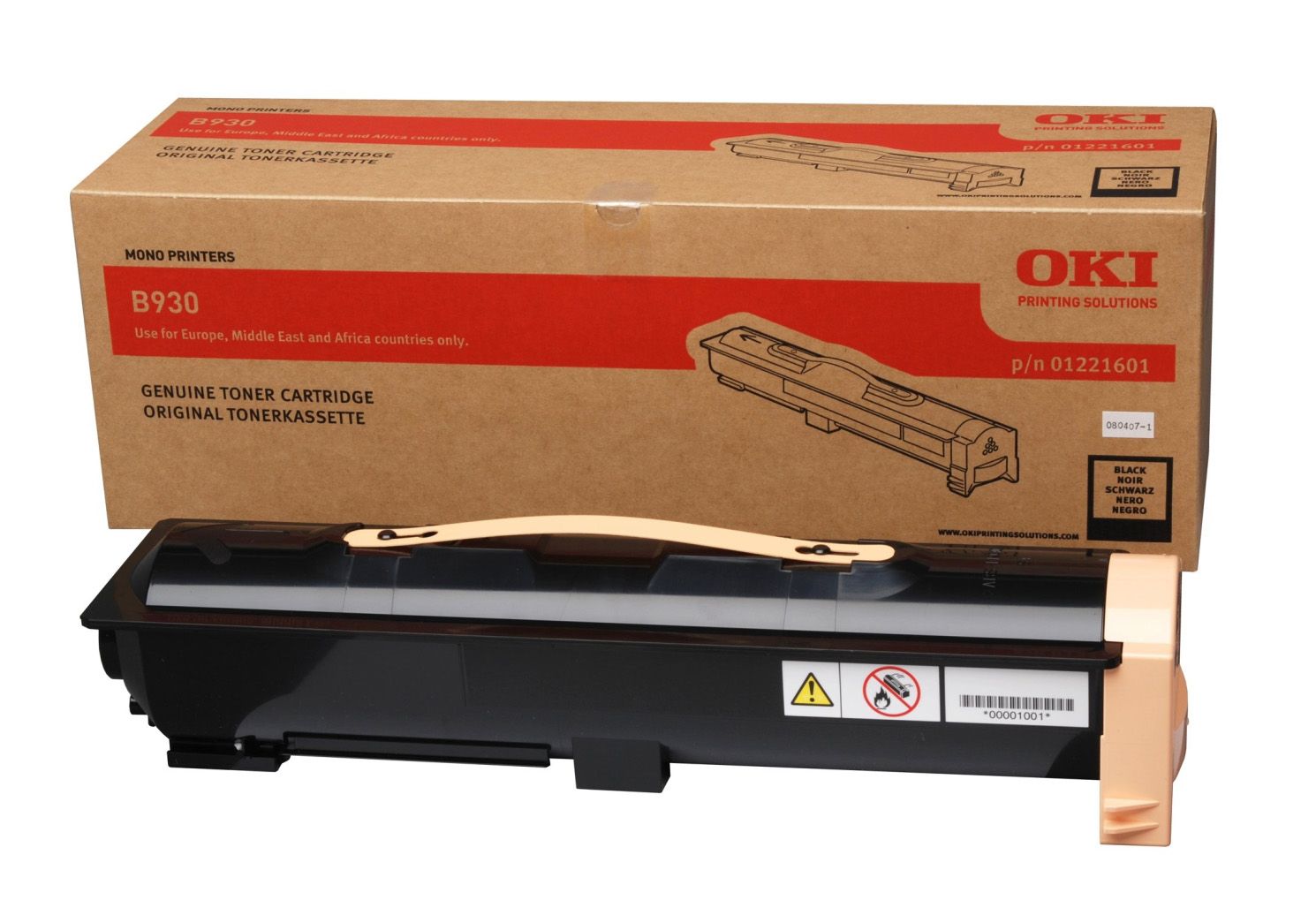 OKI 01221601 Black Toner Cartridge - (1221601)