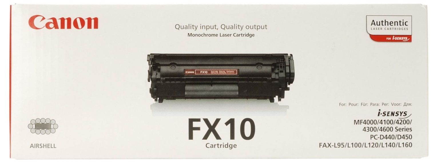 Canon FX-10 Black Toner Cartridge - (0263B002AA)