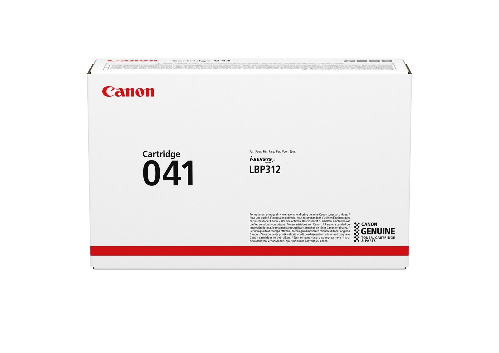 Canon 041 Black Toner Cartridge (041BK)