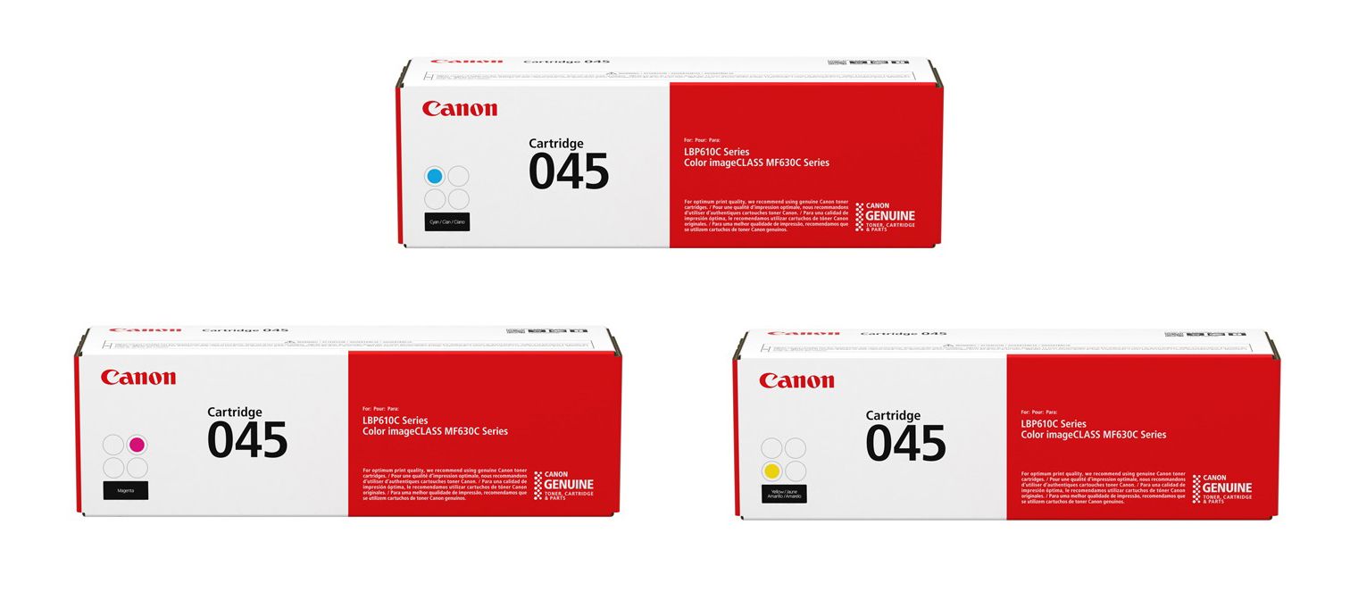 Canon 045 3 Colour Toner Cartridge Multipack