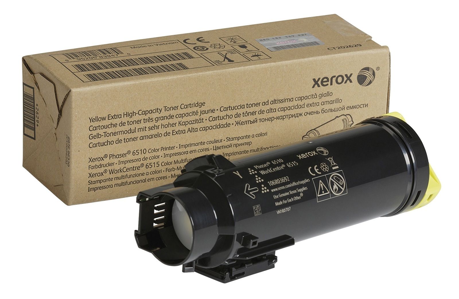 Xerox 106R03692 Yellow Extra High Capacity Toner Cartridge