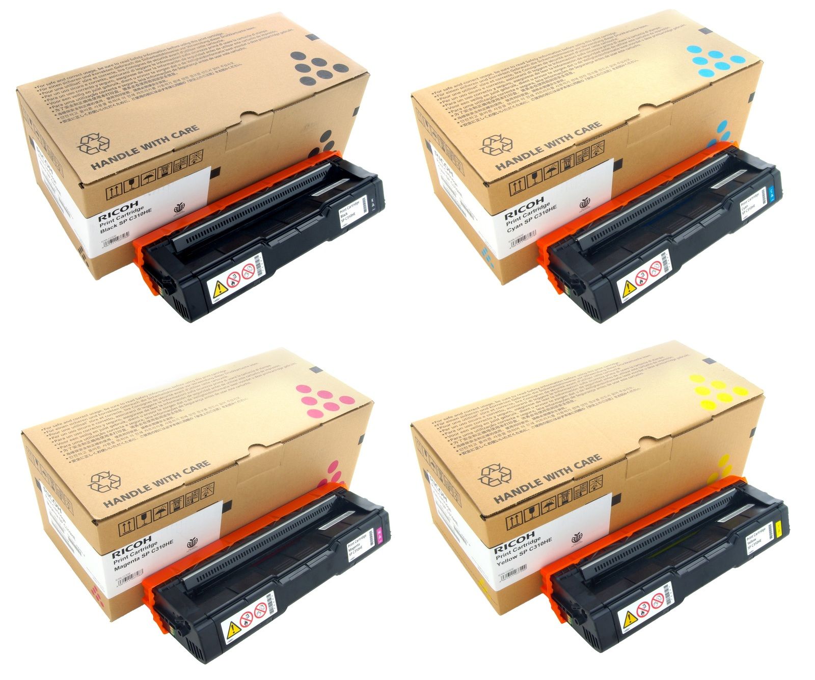 Ricoh 4064 High Capacity 4 Colour Toner Cartridge Multipack