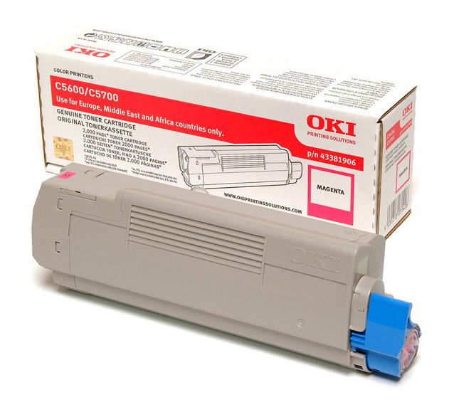 Oki 43381906 Magenta Toner Cartridge