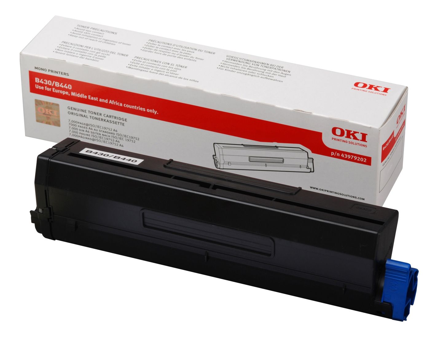 OKI 43979202 Black High Capacity Toner Cartridge