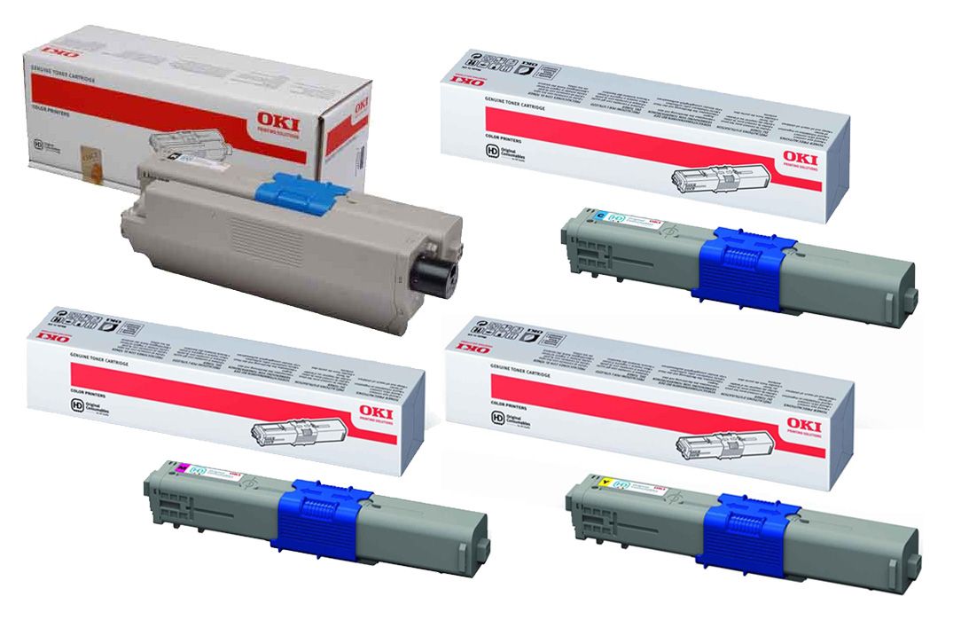 OKI 444697 High Capacity 4 Colour Toner Cartridge Multipack