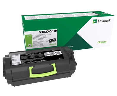 Lexmark 53B2X00 Extra High Capacity Black Return Program Toner Cartridge