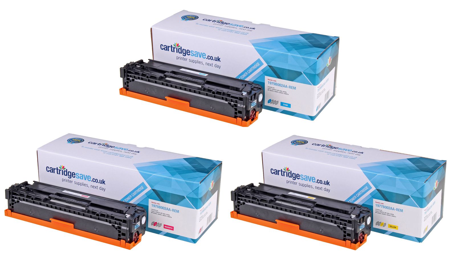 Compatible Canon 716 3 Colour Toner Cartridge Multipack