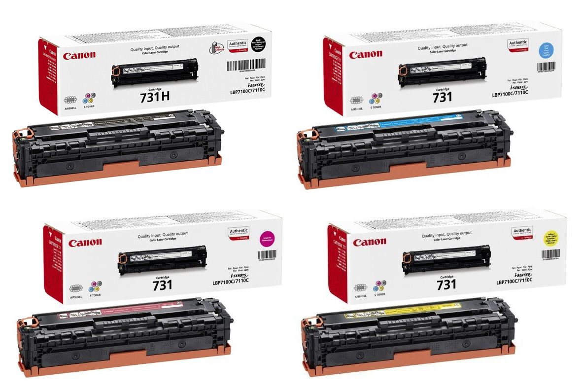 Canon 731 4 Colour Toner Cartridge Multipack