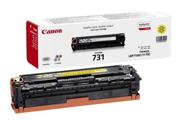 Canon 731 Yellow Toner Cartridge - (6269B002)