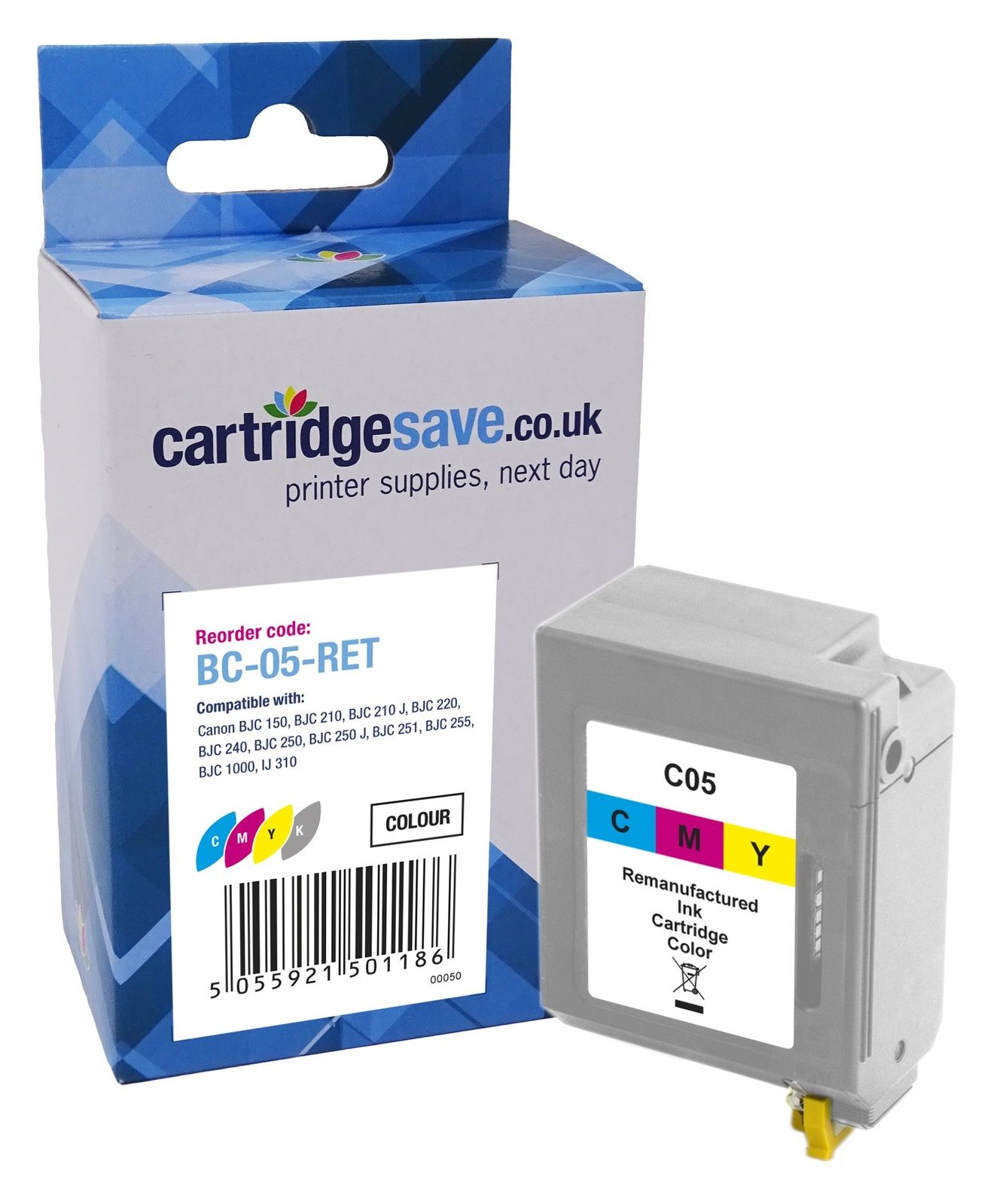 Compatible Canon BC-05 Tri-Colour Ink Cartridge - (0885A002)