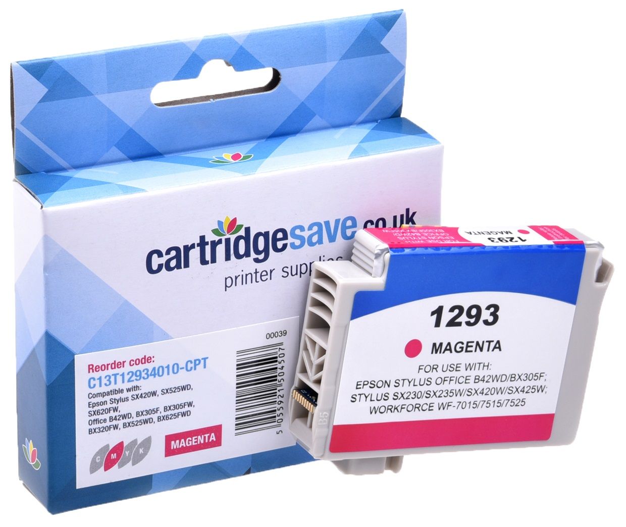 Compatible Epson T1293 High Capacity Magenta Printer Cartridge - (T1293 Apple)