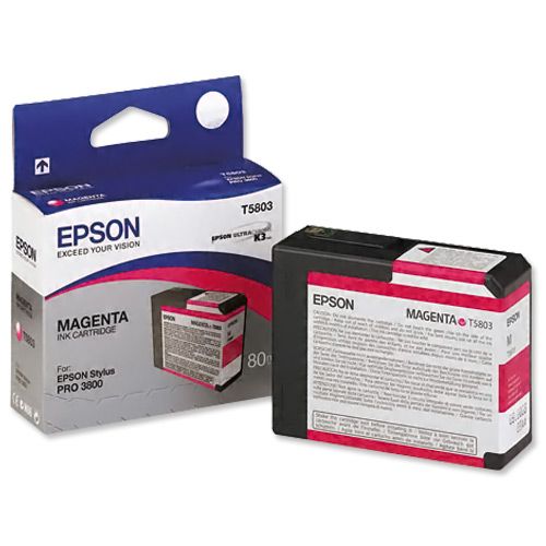 Epson T5803 Magenta Ink Cartridge - (C13T580300)