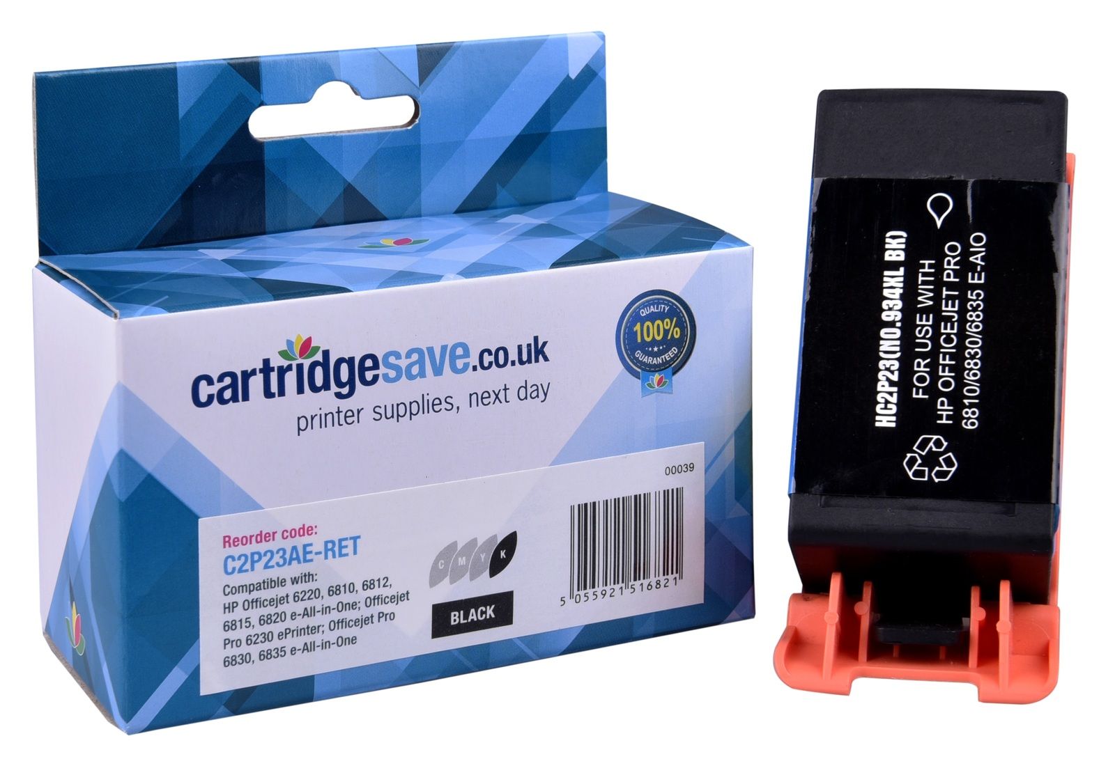 Compatible HP 934XL High Capacity Black Ink Cartridge - (C2P23AE)