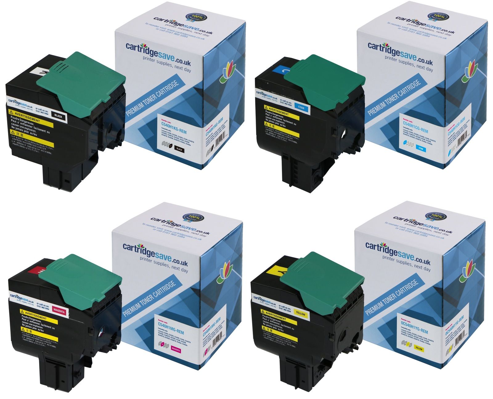 Compatible Lexmark C540H1 High Capacity 4 Colour Multipack