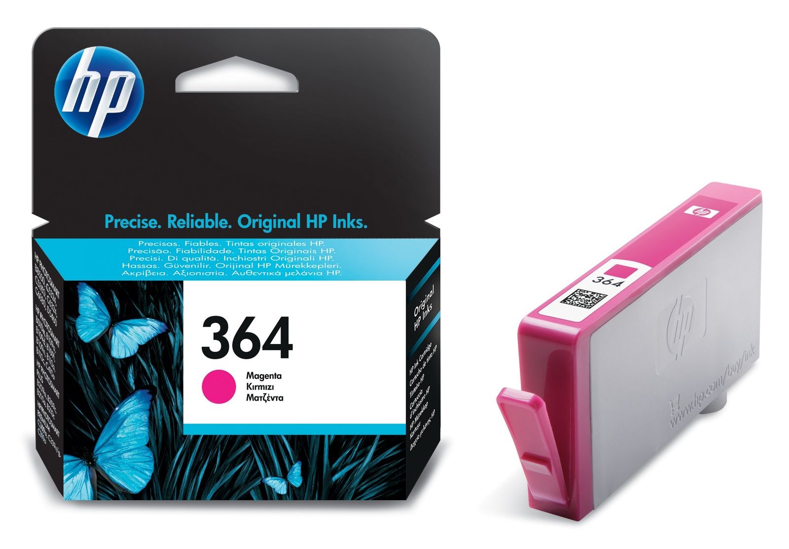 HP 364 Magenta Ink Cartridge - (Vivera CB319EE)