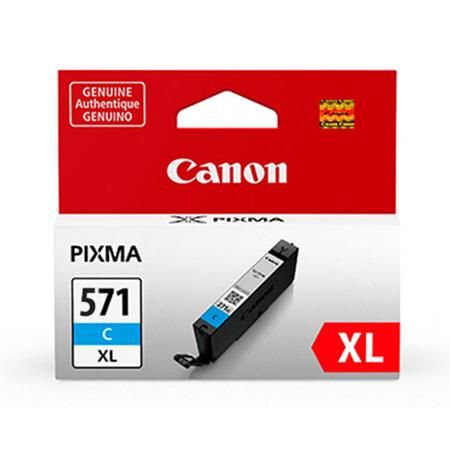 Canon CLI-571CXL High Capacity Cyan Ink Cartridge - (0332C001)