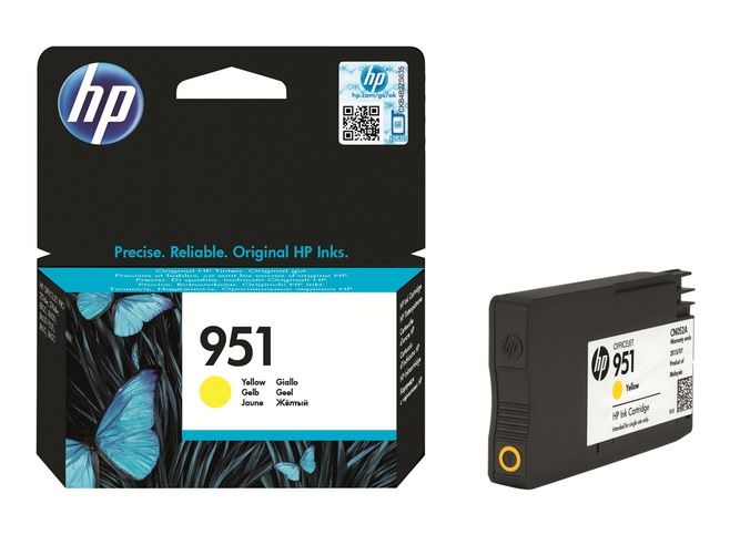 HP 951 Yellow Ink Cartridge - (CN052AE)