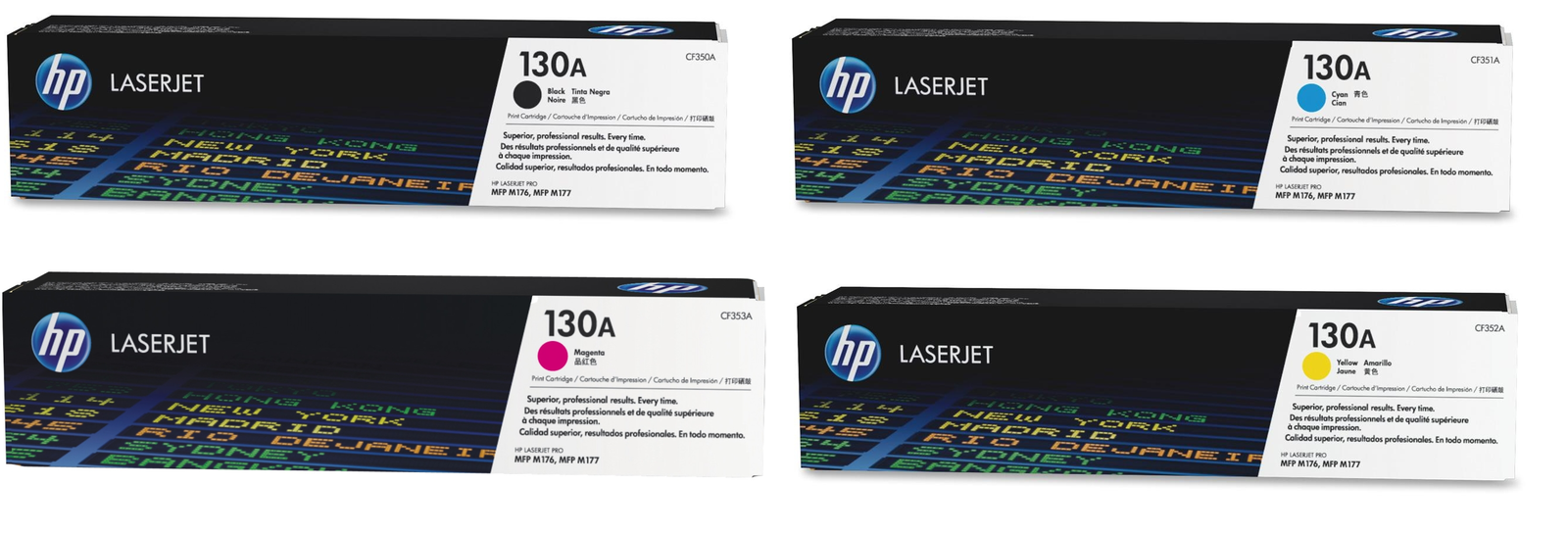 HP 130A 4 Colour Toner Cartridge Multipack