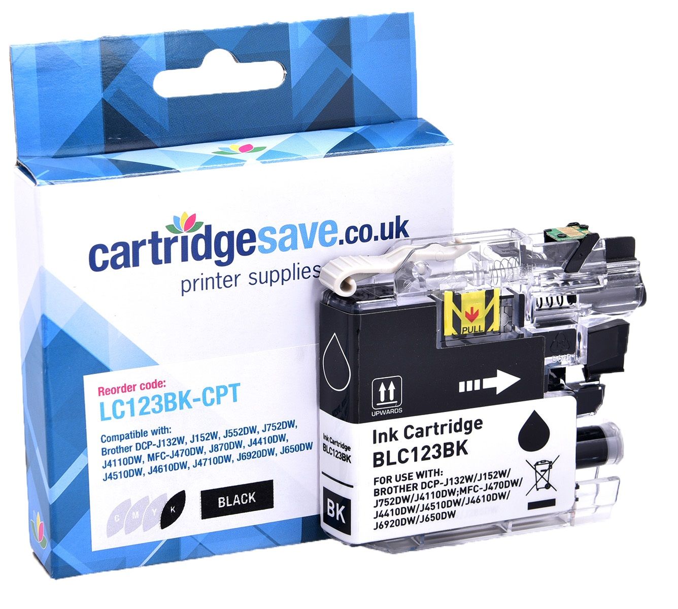 Compatible Brother LC123BK Black Ink Cartridge