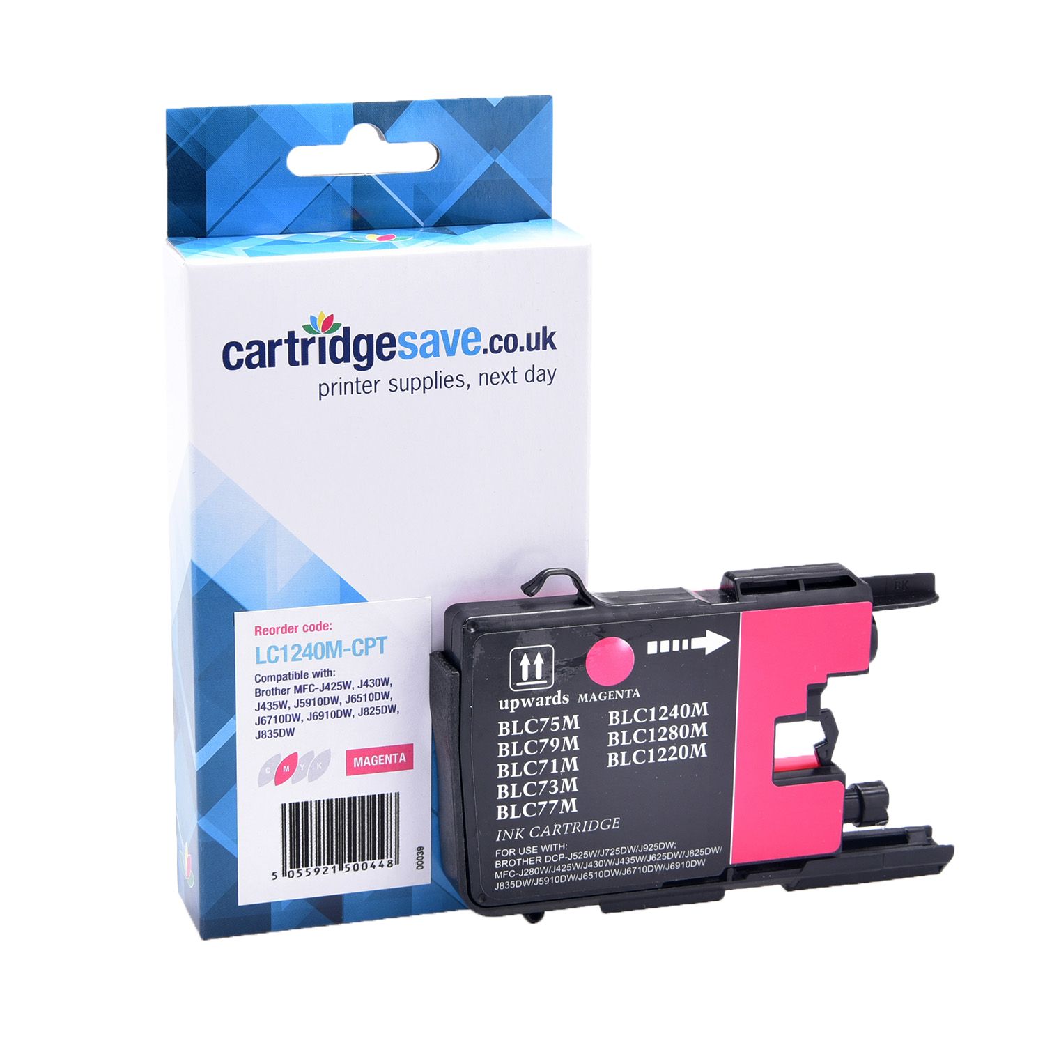 Compatible Brother LC1240M Magenta Ink Cartridge