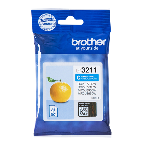 Brother LC3211C Cyan Ink Cartridge