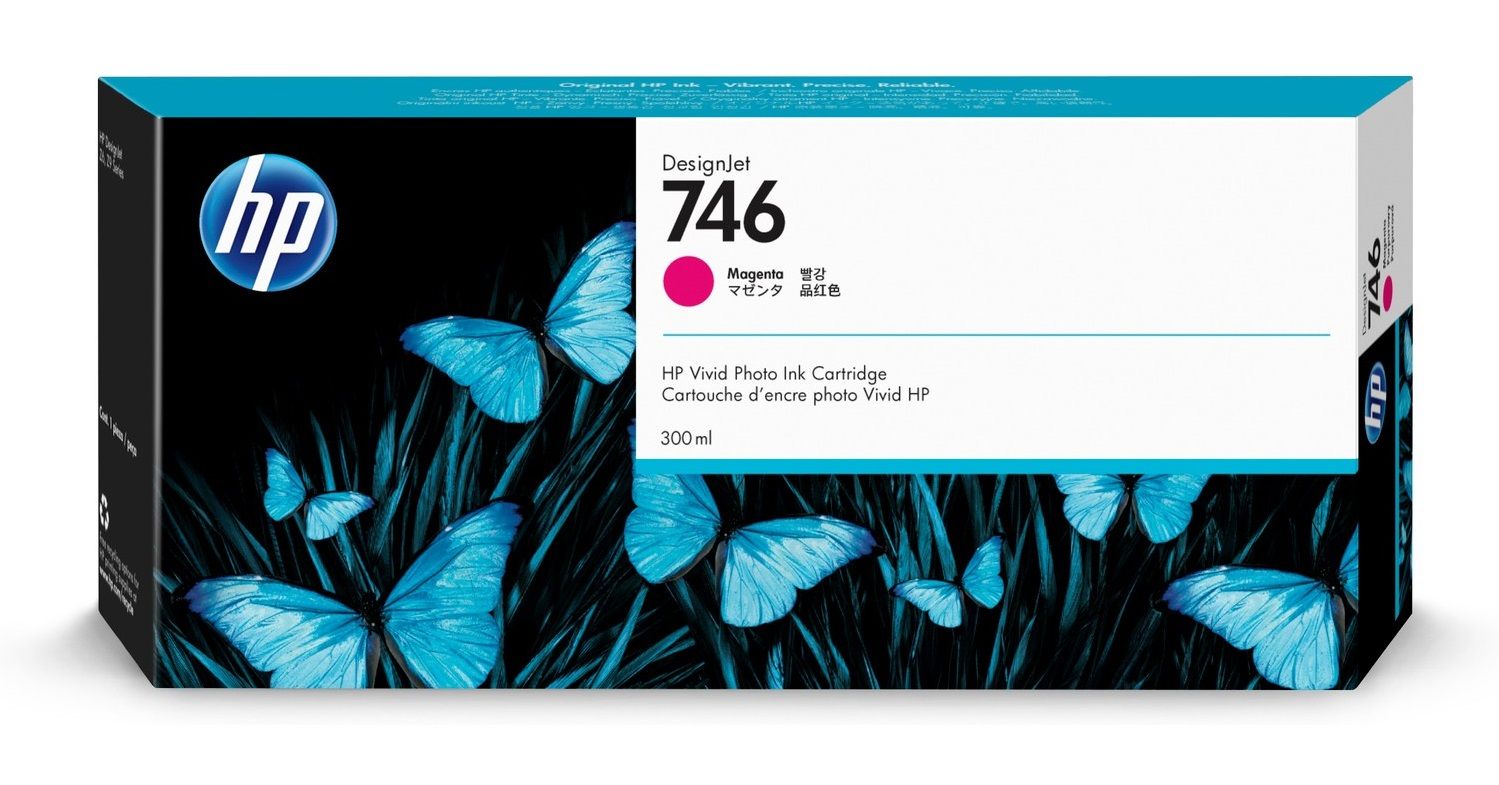 HP 746 Magenta Ink Cartridge - (P2V78A)