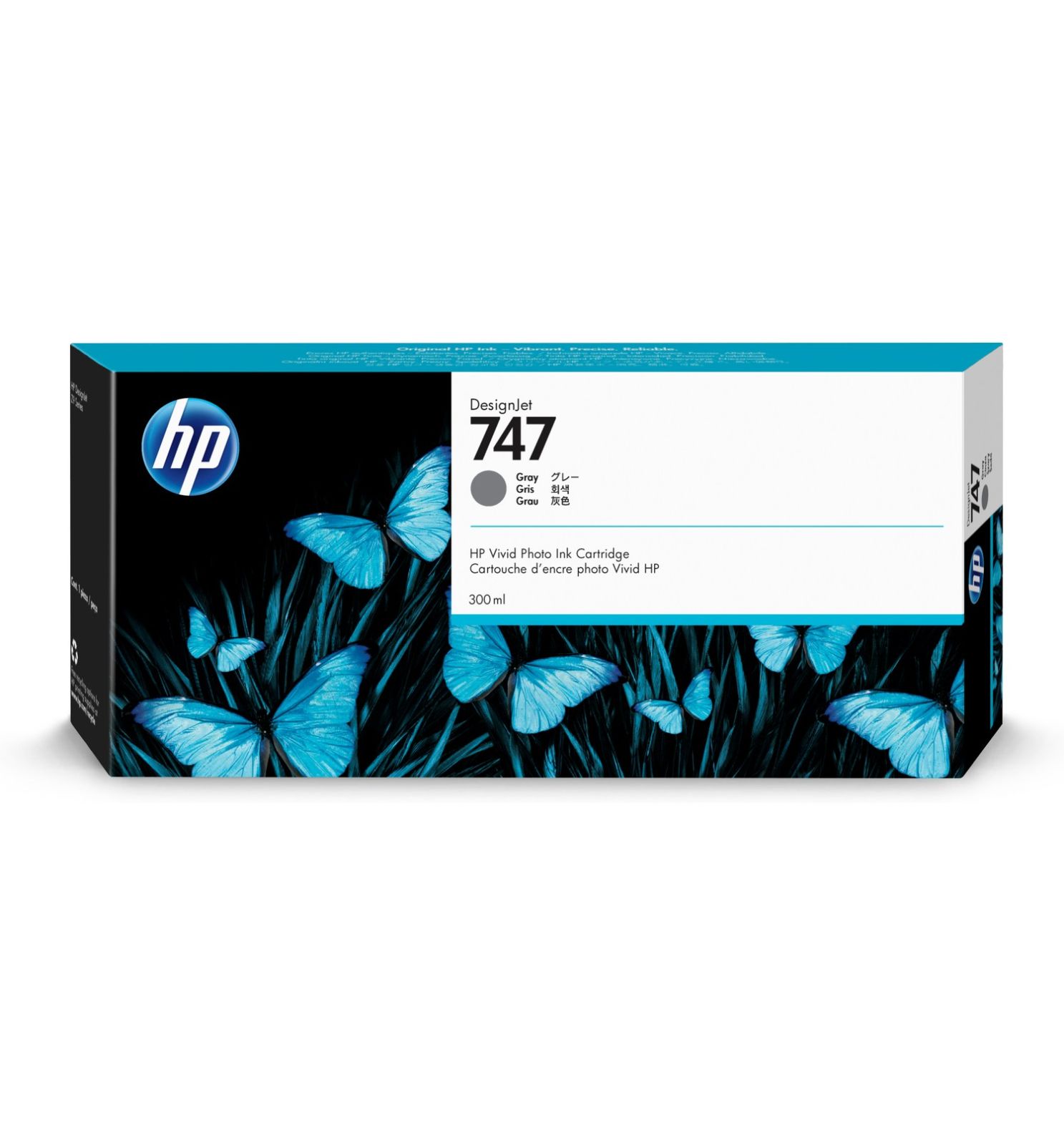 HP 747 Grey Ink Cartridge - (P2V86A)