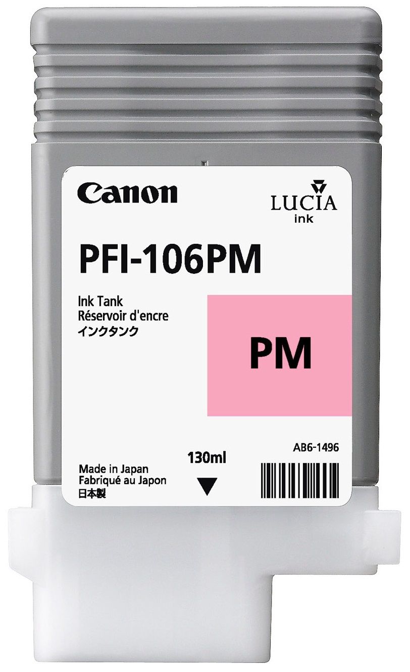 Canon PFI-106PM Photo Magenta Ink Cartridge - (6626B001AA)